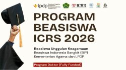 Kemenag-ICRS Yogyakarta Buka Pendaftaran Beasiswa Program Doktor Kajian Keagamaan, Ada Tiga Pilihan Kampus
