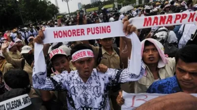 Komisi X DPR Jangan Hanya Perjuangkan Guru Honorer! 4 Guru Honorer jpg