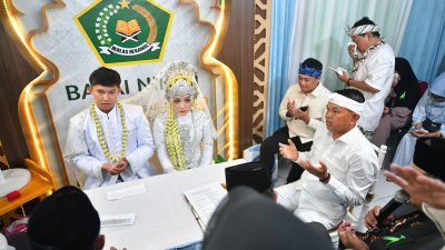 KDM Jadi Saksi Nikah Pasangan Disabilitas Puja-Sayyid, Berlangsung Sederhana dan Bermakna