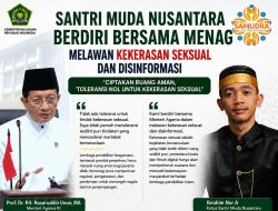 Komitmen Menag-Santri Muda Nusantara: Lawan Kekerasan Seksual dan Disinformasi
