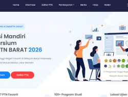 Pendaftaran SMMPTN-Barat 2026, Buka 4 Mei sampai 11 Juni
