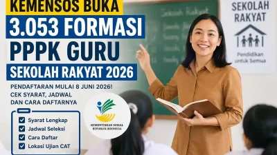 Kemensos Buka Seleksi PPPK Guru Sekolah Rakyat 2026, Tersedia 3.053 Formasi 4 Ilustrasi mengajar guru 1