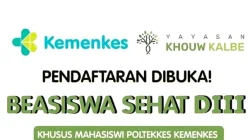 Kemenkes Buka Pendaftaran Beasiswa SEHAT 2026, Dapat Bantuan Pendidikan Rp10 Juta per Semester