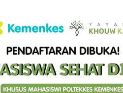 Kemenkes Buka Pendaftaran Beasiswa SEHAT 2026, Dapat Bantuan Pendidikan Rp10 Juta per Semester
