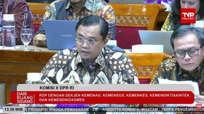 dirjen paud dikdas pnfi kemendikdasmen gogot suharwoto dalam rapat dengar pendapat rdp dengan komisi x dan sejumlah kementeria 1782382301085 169